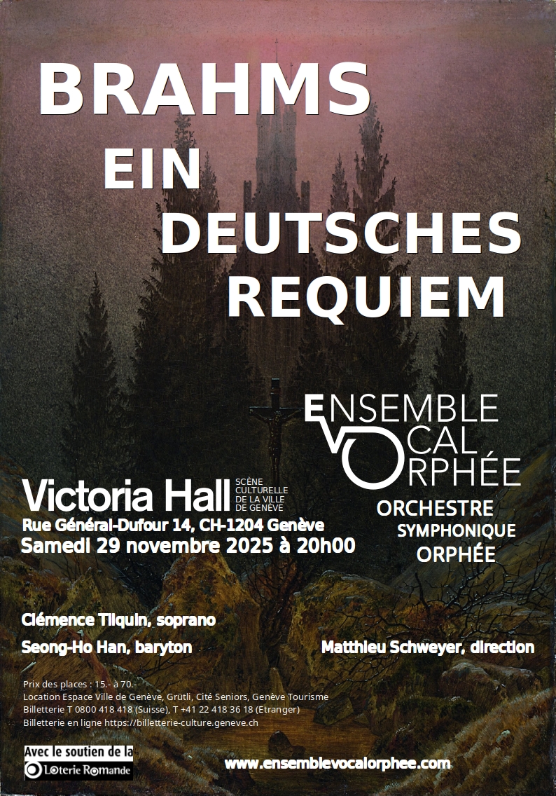 EVO affiche Requiem Brahms 2025